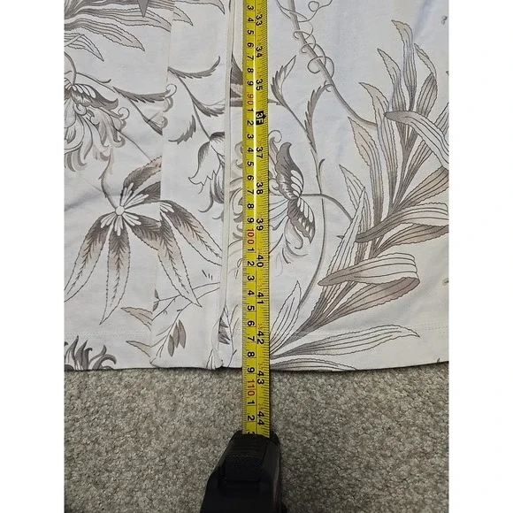 Haven Well Within Organic Cotton Jersey Tropical Toile Robe Matching Pants Sz XS - Picture 10 of 10